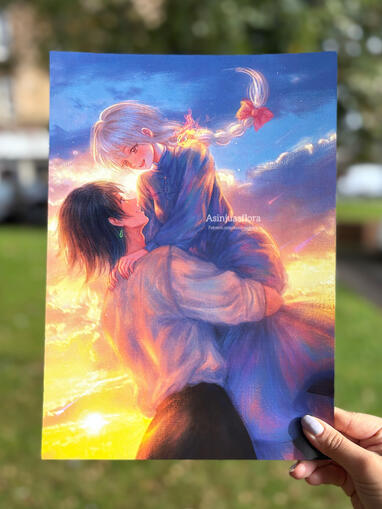 Howl's Moving Castle A4 Print