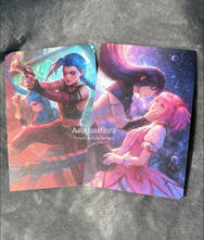 Glossy paper postcard