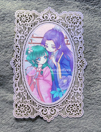 Jinshi x Maomao Lace Postcard